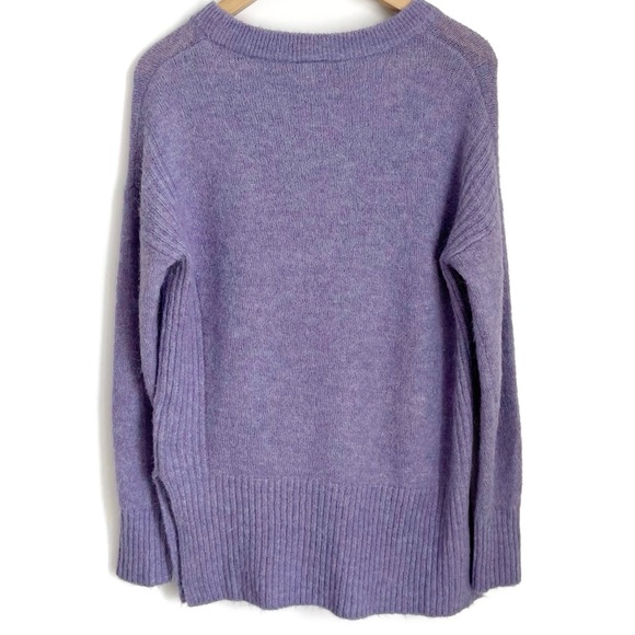 ICHI Alpaca Wool Blend Sweater Relaxed Fit Knit Top - Picture 3 of 10